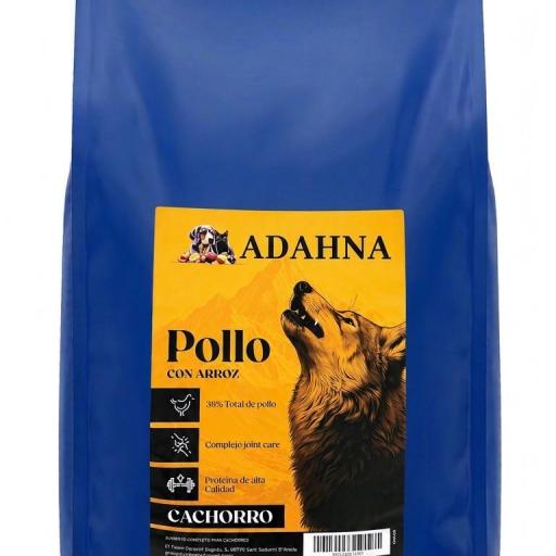 Adahna Pollo con Arroz Cachorro 10kg
