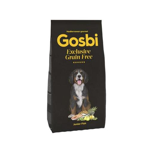 GOSBI EXCLUSIVE GRAIN FREE JUNIOR FISH 3KG PIENSO DE PESCADO PARA CACHORROS DE RAZA MEDIANA Y GRANDE