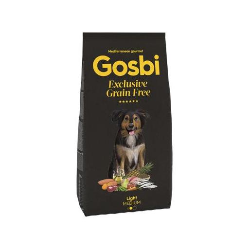 GOSBI EXCLUSIVE GRAIN FREE LIGHT MEDIUM 3KG PIENSO LIGHT PARA PERROS