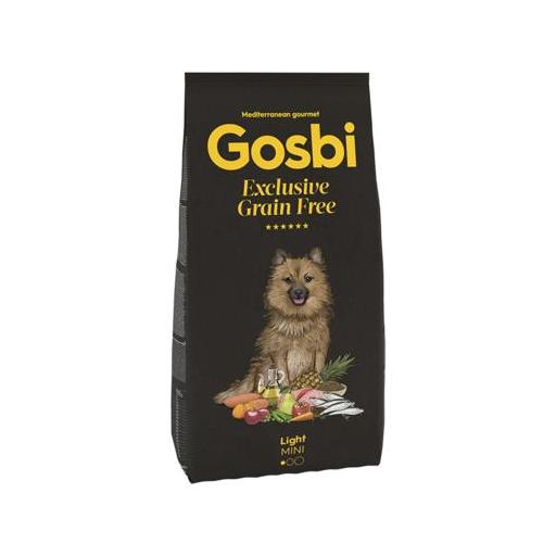 GOSBI EXCLUSIVE GRAIN FREE LIGHT MINI 7KG PIENSO LIGHT PARA PERROS DE RAZA PEQUEÑA
