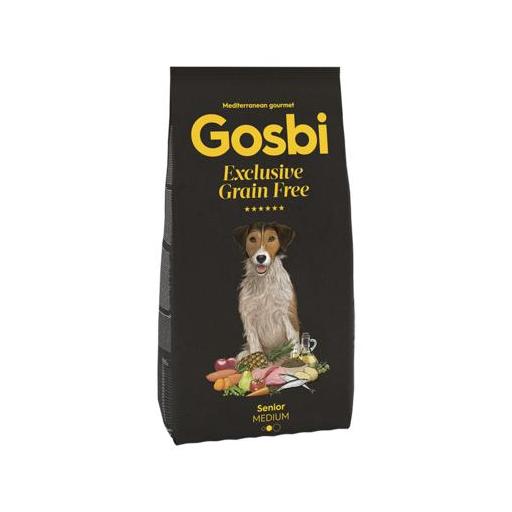 GOSBI EXCLUSIVE GRAIN FREE SENIOR MEDIUM 12KG PIENSO PARA PERROS MAYORES