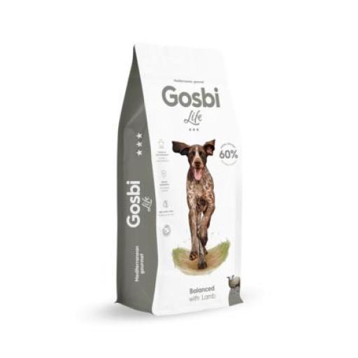 GOSBI LIFE DOG BALANCED WITH LAMB 12KG PIENSO DE CORDERO PARA PERROS