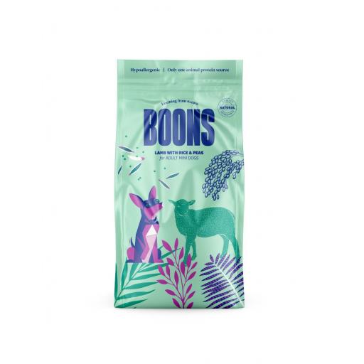 BOONS MINI ADULT LAMB&RICE PIENSO CORDERO Y ARROZ PARA PERROS 2KG