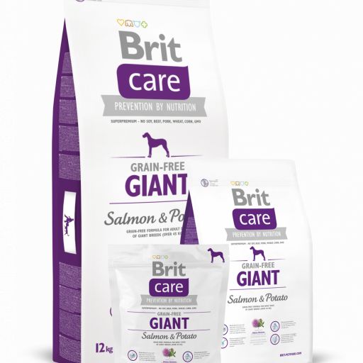 Brit Care adulto Giant Grain-Free Salmon&Potato pienso de salmón y patata para razas gigantes