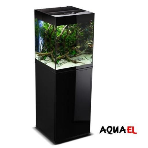 Acuario Aquael Glossy Negro Cube 50 - 135 litros