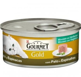 GOURMET GOLD Mse Pato&Espinaca 