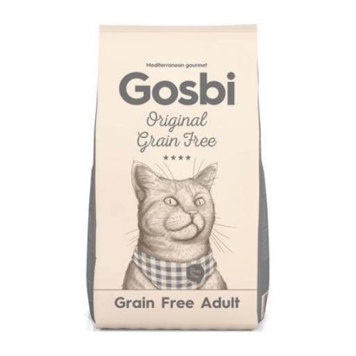 GOSBI ORIGINAL CAT GRAIN FREE ADULT 3KG PIENSO SIN CEREALES PARA GATOS