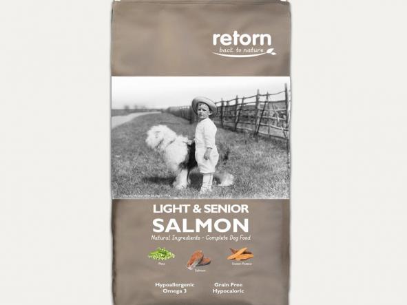 RETORN LIGHT SENIOR SALMON 12KG