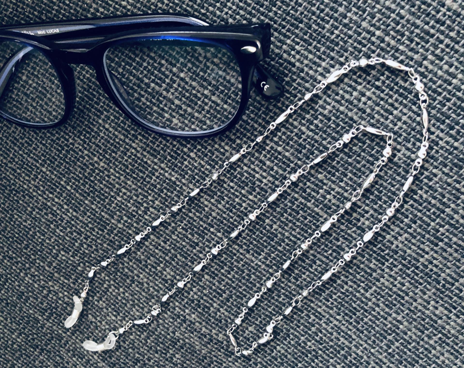 Cordón gafas de tubos de acero