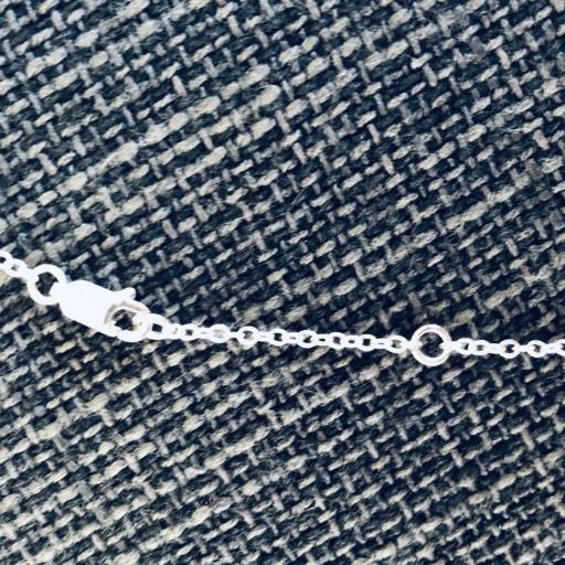 Collar de plata con cristales Swarovski en  color azul mar y visón [1]