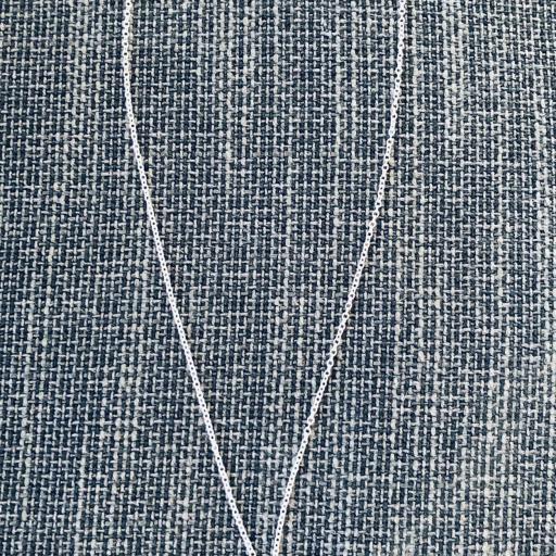 Collar de plata con cristales Swarovski en  color azul mar y visón [2]