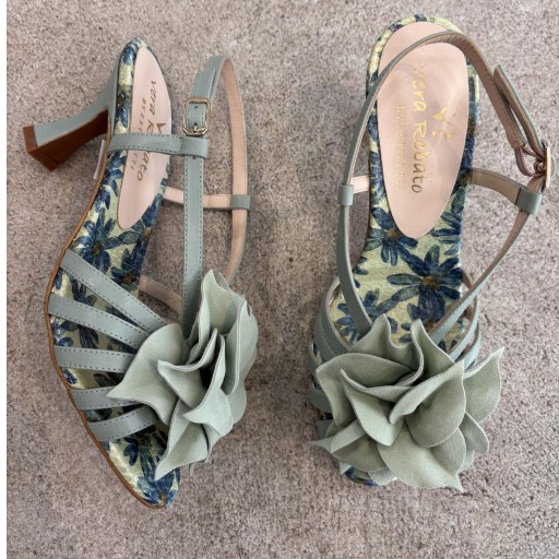 SANDALIA SALVIA AGUA