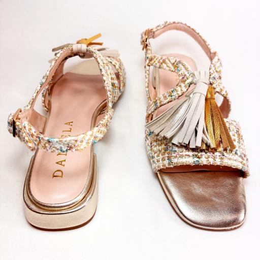 SANDALIA BORLONES TWEED [1]