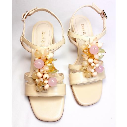 SANDALIA CASCADA ABALORIOS