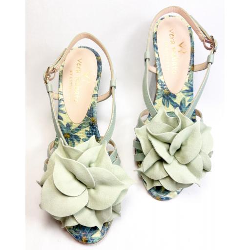 SANDALIA SALVIA AGUA