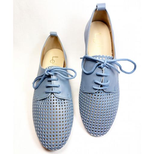ZAPATO CORDONES CELESTE [1]