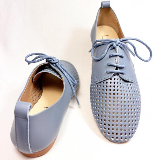 ZAPATO CORDONES CELESTE [2]