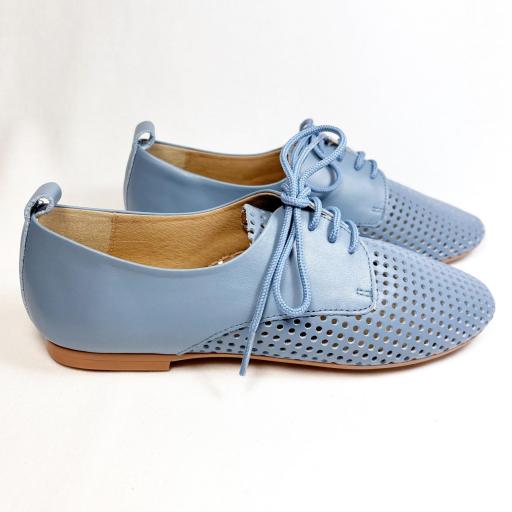 ZAPATO CORDONES CELESTE [3]