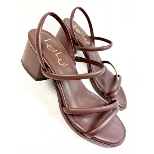 SANDALIA BRY TACON CHOCOLATE