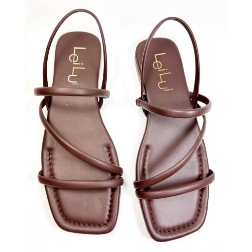 SANDALIA BRY PLANA CHOCOLATE [3]