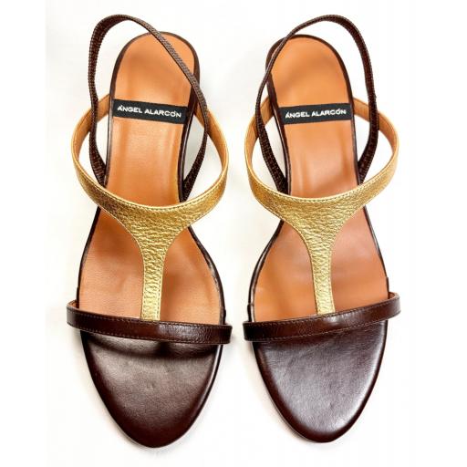 SANDALIA CINZIA ORO CHOCO [1]