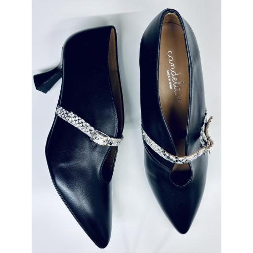 SALON ABOTINADO NEGRO