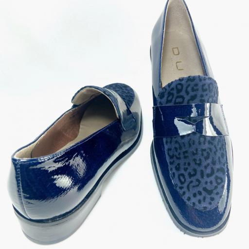 MOCASIN PRINT NAVY [2]