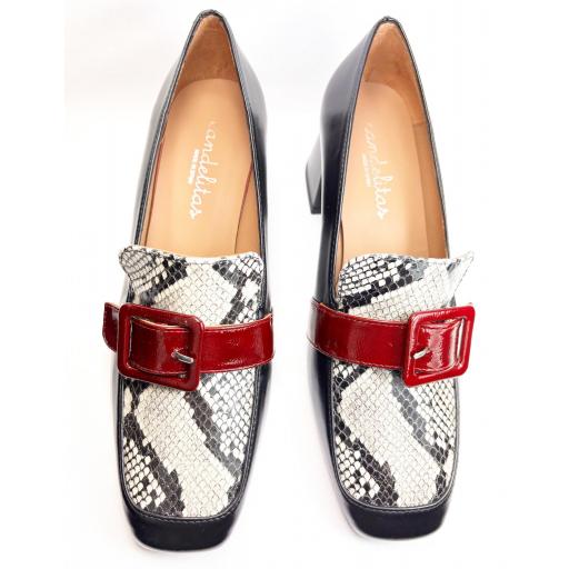 MOCASIN PASADO CEREZA