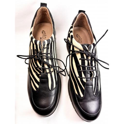 CORDONES NEGRO/CEBRA [1]