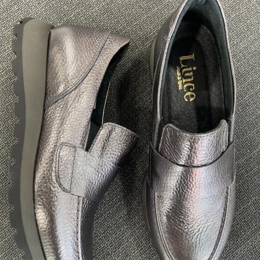 Mocasín sport plata