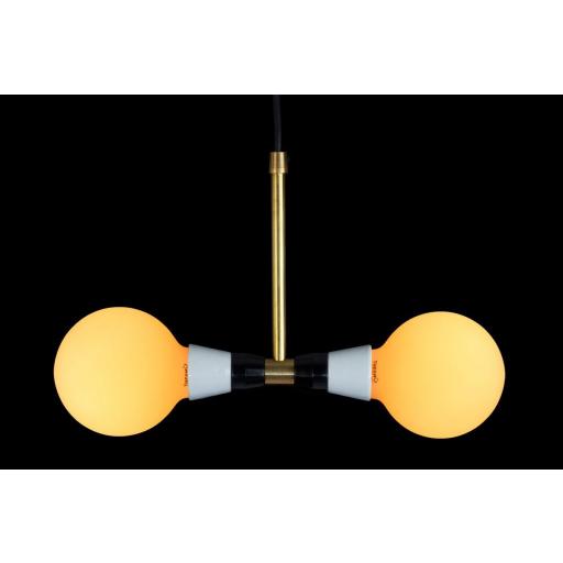 T-Duo Lamp with 2 Globe 95 Opal Satín [1]