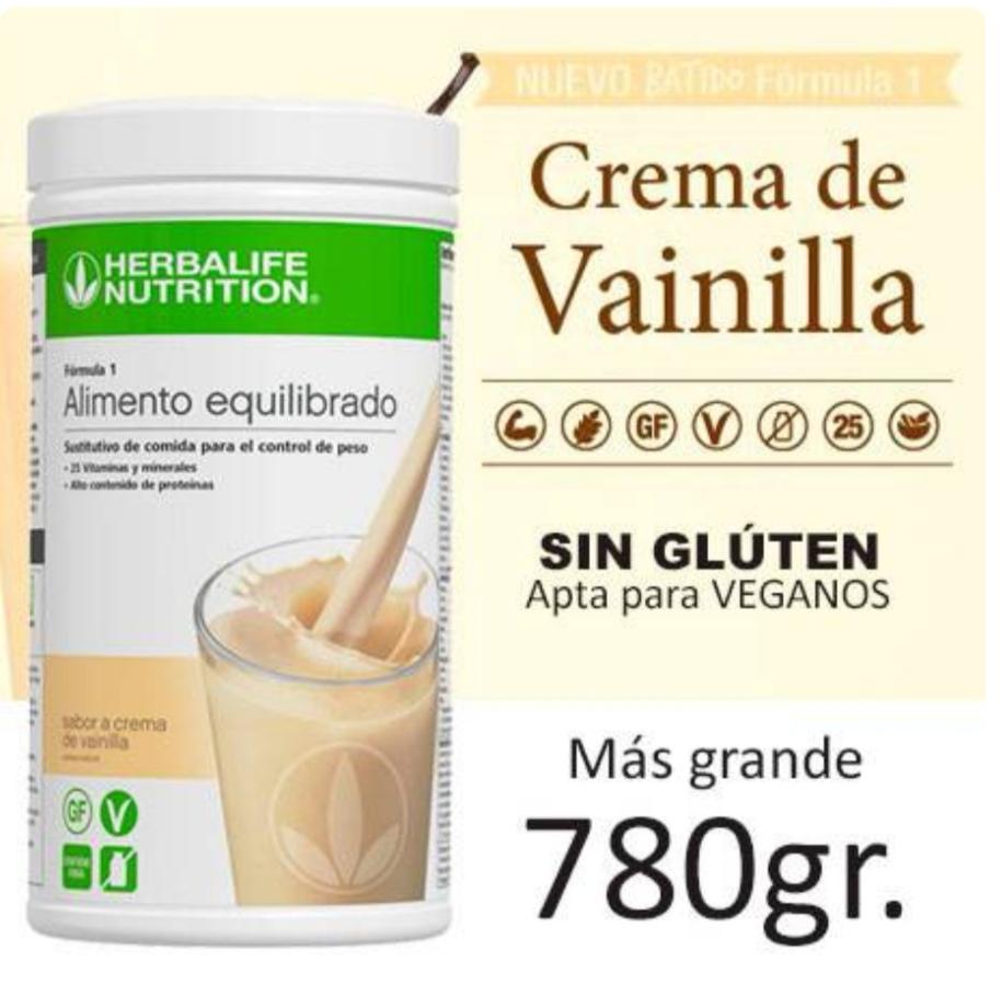Batido fórmula 1 780 gr  Crema de Vainilla