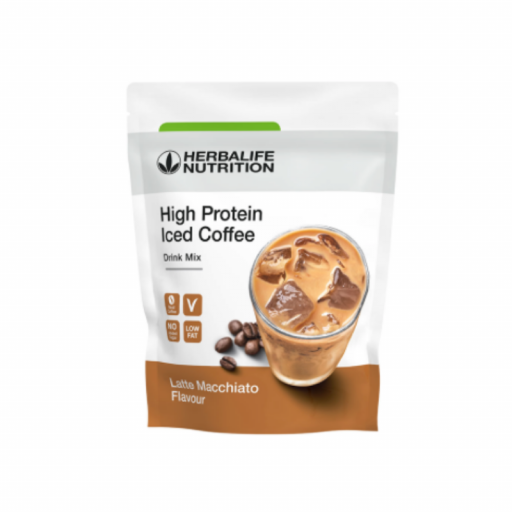 High protein Iced Coffee Latte Macchiato [0]