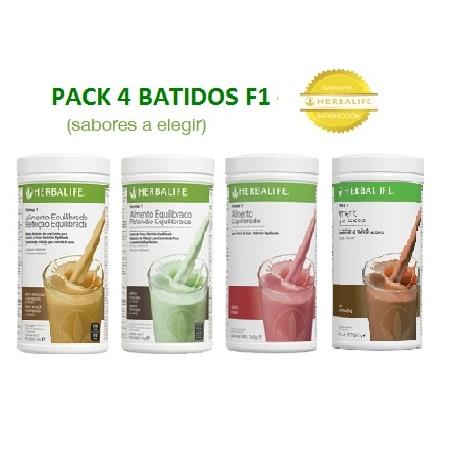 Pack 4 Batidos formula 1