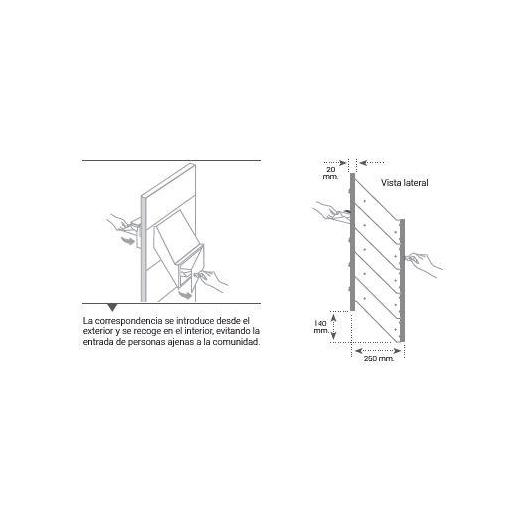 Buzones Modelo Unix Doble Cara, Referencia: H5000 [2]