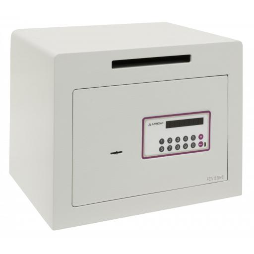 Caja Fuerte Sobreponer, Modelo Forma Evolution, Con Ranura Antipesca. [1]