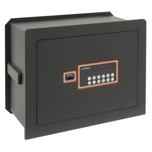 Caja Fuerte Empotrar Certificada Grado S2, Modelo Plus C, Cerradura Electrónica y Llave. (Fondo Telescópico de 200 a 300 mm). [0]