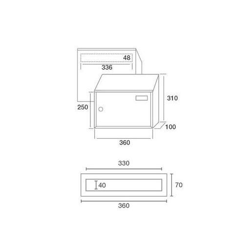 Pack Recogecartas Modelo EVO 40 + Bocacartas Modelo DESIGN 330, Referencia EVO 40 PACK [2]