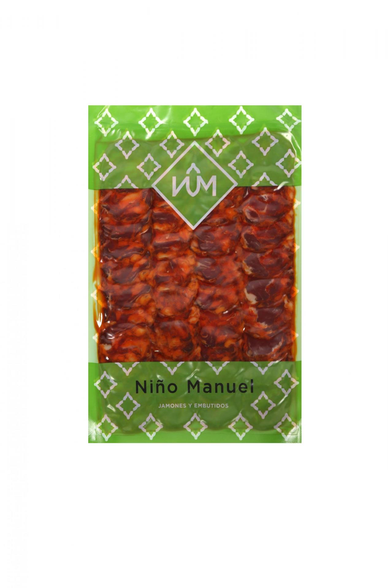 Chorizo ibérico de bellota loncheado Niño Manuel | Spanishflavors