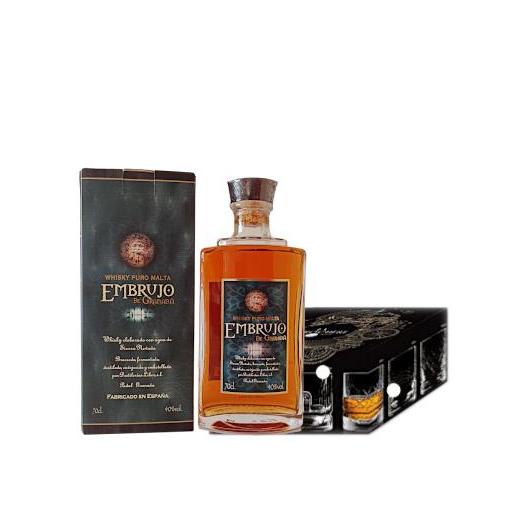 Whisky Embrujo de Granada y 4 vasos La Rochere Pack [0]