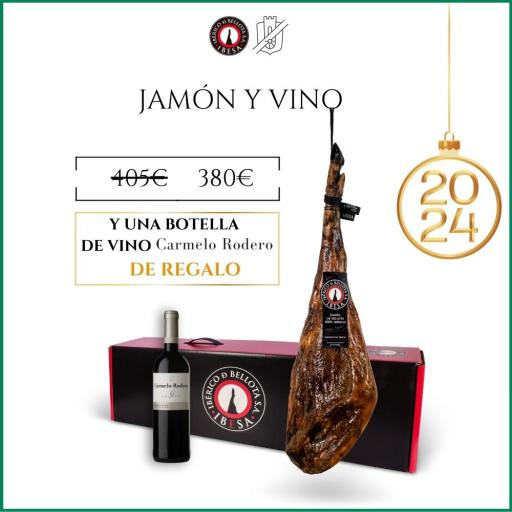 Ibesa Jamón de bellota 100% ibérico  7-7,5KG + regalo [2]