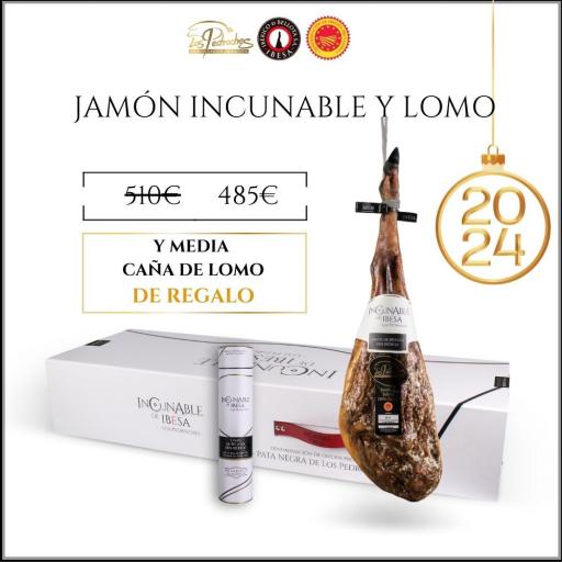 Ibesa Jamón de bellota Incunable 100% ibérico DOP Pedroches 7-7,5KG + regalo [3]