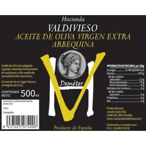 Aove Hacienda Valdivieso Botella cristal [2]