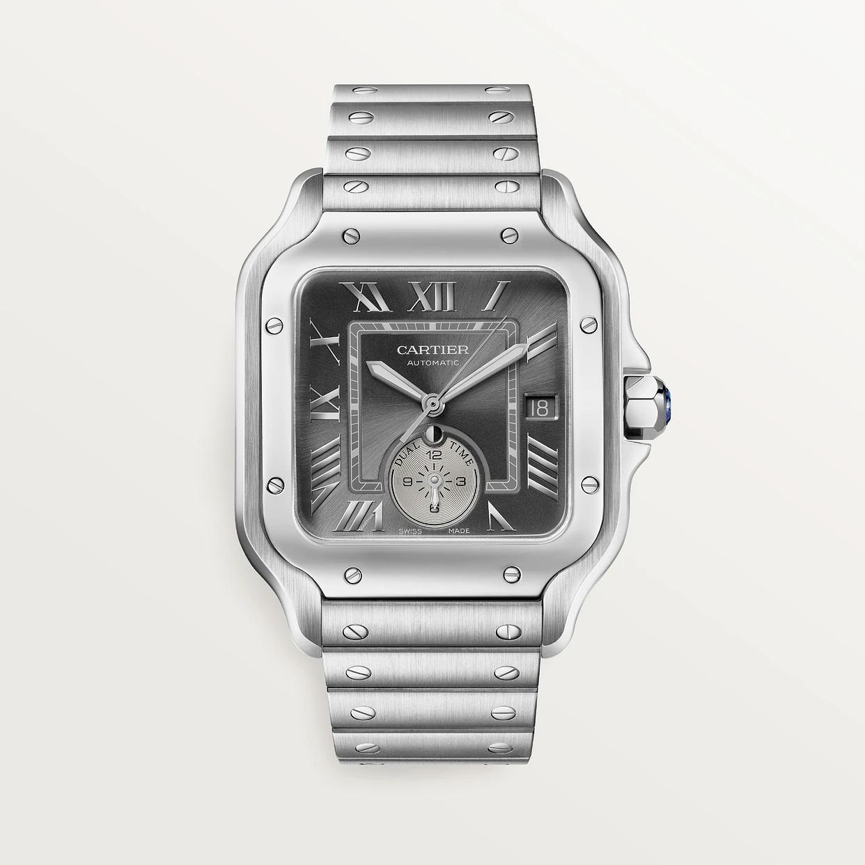Cartier Santos Grande Acero Dual time WSSA0076