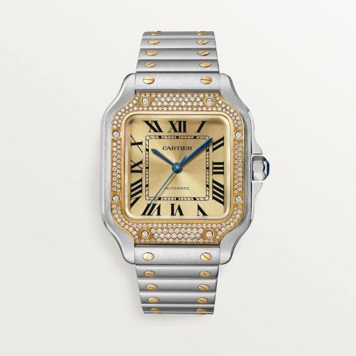 Cartier Santos Mediano Diamantes W3SA0007