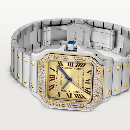 Cartier Santos Mediano Diamantes W3SA0007 [1]