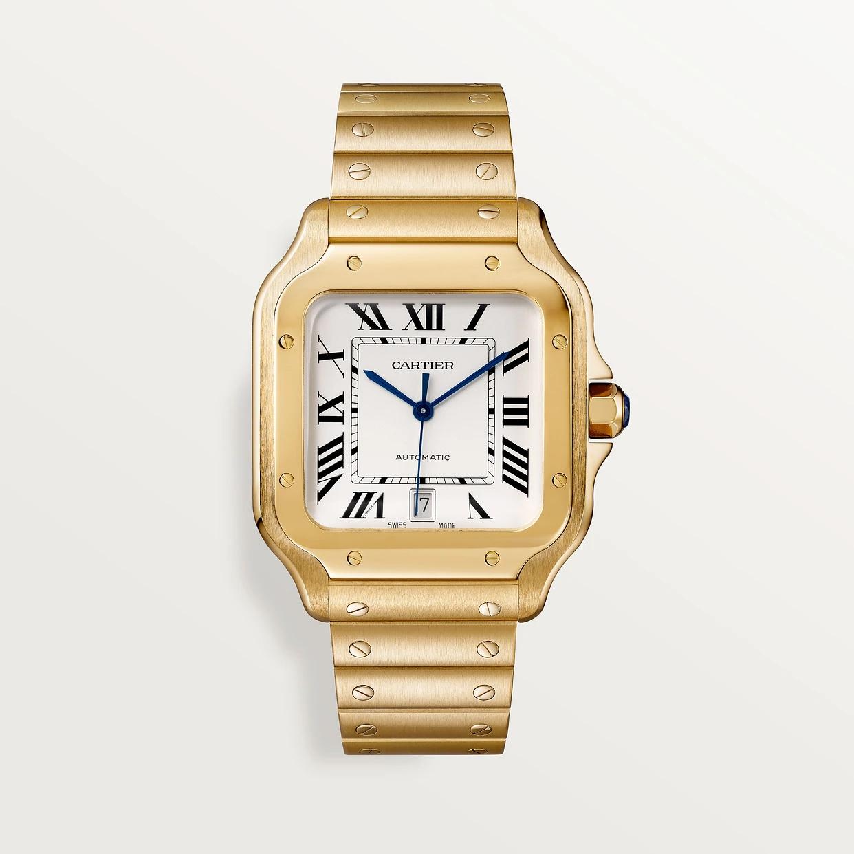 Cartier Santos Grande Oro Amarillo WGSA0042