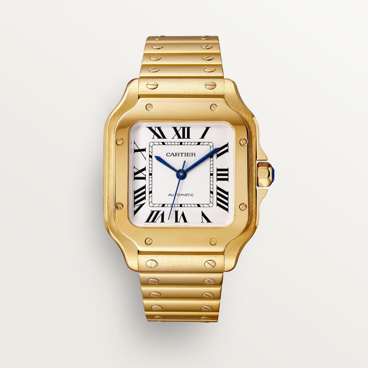 Cartier Santos Mediano Oro Amarillo WGSA0030