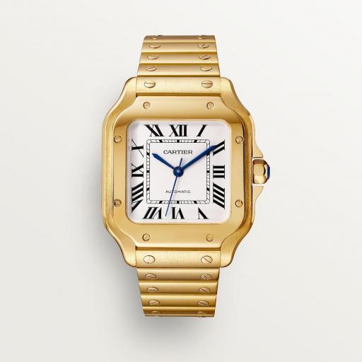 Cartier Santos Mediano Oro Amarillo WGSA0030