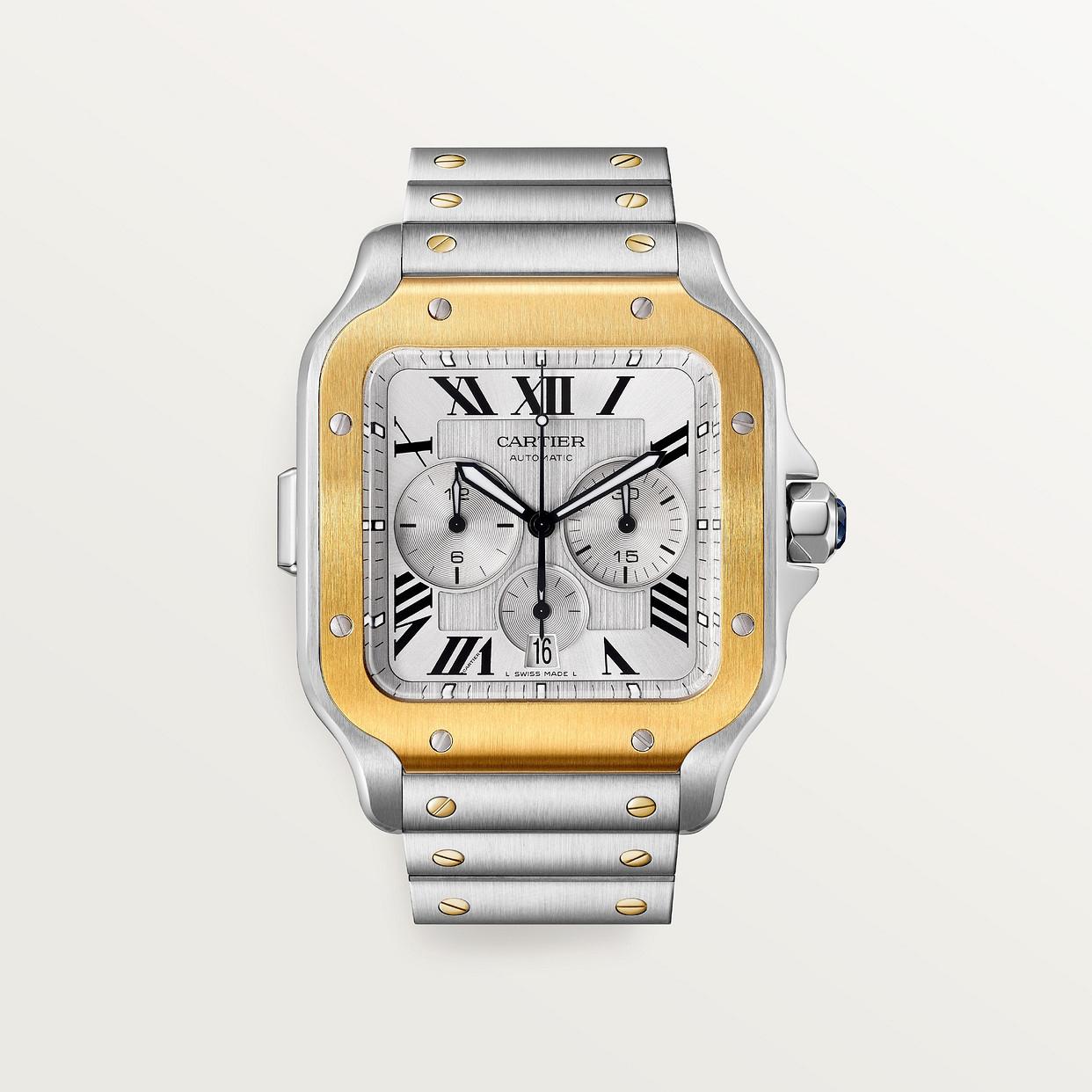 Cartier Santos Grande Cronógrafo Oro W2SA0008